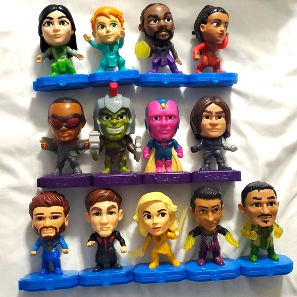 :Mixed lot of 13 Marvel Studios Heroes Figures McDonald's Happy Meal Kids meals - Picture 1 of 5